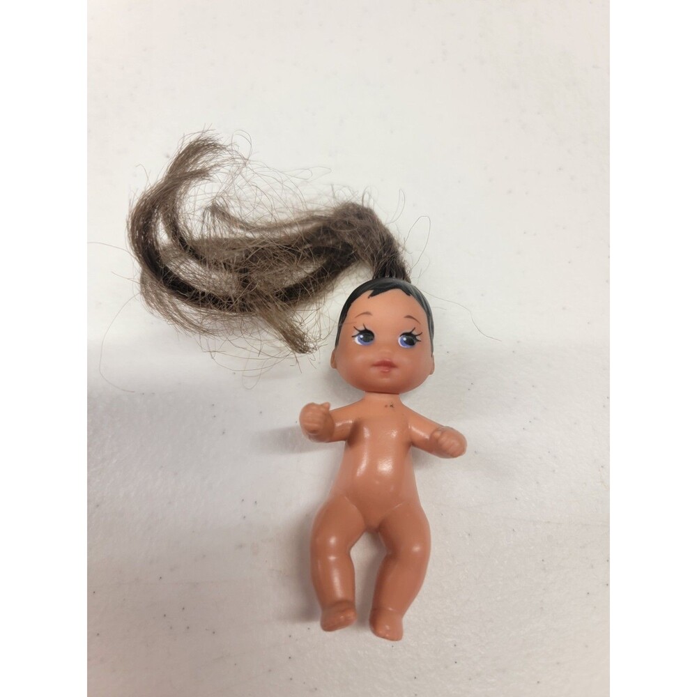 Vtg 1993 Mattel Barbie Baby Krissy Brown Long Hair Chrissy